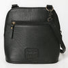 ADBG1679 American Darling Quilted Leather Crossbody | Hand-Tooled Floral Accent Bag