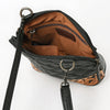ADBG1679 American Darling Quilted Leather Crossbody | Hand-Tooled Floral Accent Bag
