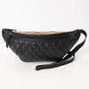 ADBG1680 American Darling Quilted Leather Fanny Pack | Tooled Floral Waist Bag