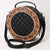 ADBG1684 American Darling Black Quilted Leather Canteen Bag | Hand-Tooled Floral Crossbody