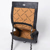 ADBG1685 American Darling Quilted Leather Crossbody | Hand-Tooled Floral Accent Purse