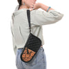 ADGC108 Black Quilted & Tooled Leather Pistol Case - Western Daisy by American Darling