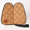 ADGC108 Black Quilted & Tooled Leather Pistol Case - Western Daisy by American Darling