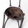 ADBG1689 American Darling Quilted Leather Tote Bag | Hand-Tooled Floral Accent Carryall