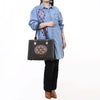 ADBGA735 American Darling Hand Tooled Floral Carved Genuine Leather Tote Bag
