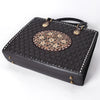 ADBGA735 American Darling Hand Tooled Floral Carved Genuine Leather Tote Bag