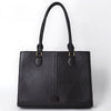 ADBGA735 American Darling Hand Tooled Floral Carved Genuine Leather Tote Bag