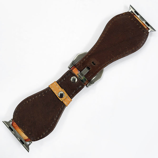 ADWAM125 American Darling Hand Painted Leather I watch strap - Western Teepee Series