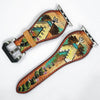ADWAM125 American Darling Hand Painted Leather I watch strap - Western Teepee Series