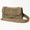 ADBGZX104 Crossbody Western Genuine suede Leather women bag