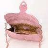 ADBGA692 American Darling Boot Stitched Genuine Suede Leather Small Cross body Bag