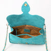 ADBGA692 American Darling Boot Stitched Genuine Suede Leather Small Cross body Bag