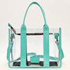 ADBG1696 American Darling Clear Tote Bag | Hand Tooled Leather Stadium Approved