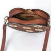 ADBGA744 American Darling Hand Tooled Floral Carved Genuine Leather Canteen Bag