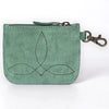 ADBGA746 American Darling Hand Tooled Floral Carved Genuine Leather Coin Purse