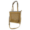 GIBGX1444 American Darling Boot Stitched Leather Tote Bag - Braided Vegetable-Tanned Western Carryall