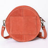 ADBGA620 American Darling Boot Stitched Genuine Suede Leather Canteen Bag