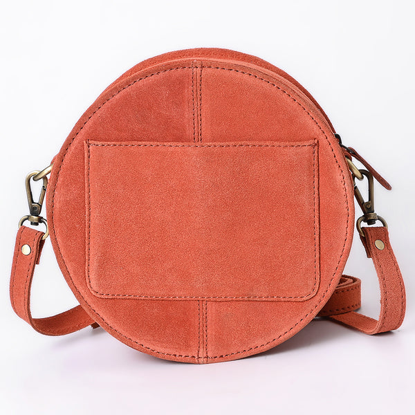 ADBGA620 American Darling Boot Stitched Genuine Suede Leather Canteen Bag