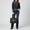 ADBG1703 American Darling Quilted Leather Tote Bag | Western Boot Stitched Carryall