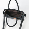 ADBG1704 American Darling Quilted Genuine Leather Tote | Hand-Tooled Floral Panel Shoulder Bag