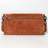 ADBG1712 American Darling Genuine Suede Crossbody Bag | Western Boot Stitched Crossbody Purse