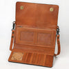 ADBG1712 American Darling Genuine Suede Crossbody Bag | Western Boot Stitched Crossbody Purse