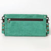 ADBG1712 American Darling Genuine Suede Crossbody Bag | Western Boot Stitched Crossbody Purse