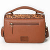 ADBGA751 American Darling Quilted Hand Tooled Genuine Leather Small Cross body Bag
