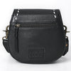 ADBGM592 Western Stitch Leather Crossbody - Cowgirl Saddle Purse