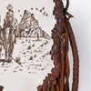 ADBGM603 Hair-On Hide Fringe Messenger Bag - Genuine Leather Western Saddle Purse