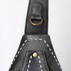 ADBGM605 Genuine Leather Western Sling Bag with White Stitching & Crossbody Strap