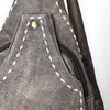 ADBGM605 Genuine Leather Western Sling Bag with White Stitching & Crossbody Strap