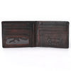 ADBGM454 Western Hair-On Leather Rodeo Wallet - Engraved Design