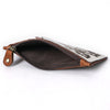 ADCCM101 Hand-Painted Card Holder - Western Cowhide Leather Zip Wallet
