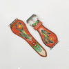 ADWAM128 American Darling Hand Painted Leather I Watch strap - Western Saguaro Series