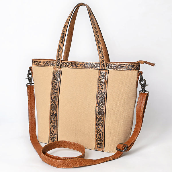 ADBG1714 American Darling Full Grain Genuine Leather Tote Bag | Classic Western Carryall
