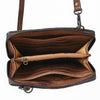 ADBG1716 American Darling Basket Weave Small Crossbody Bag | Leather Wallet Purse