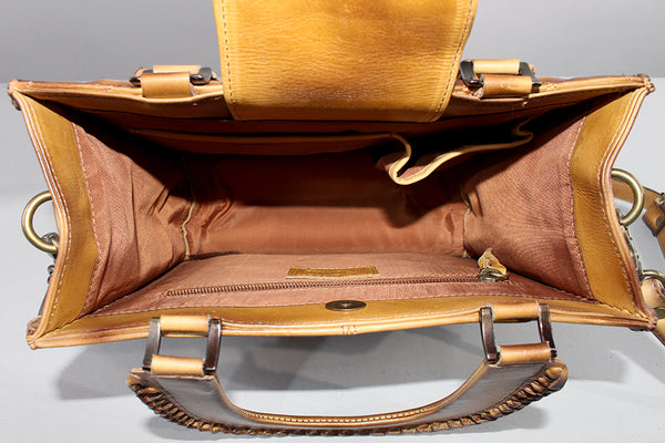 ADBGM609 Tote Genuine Leather women bag western Bag
