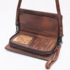 ADBG1717 American Darling Genuine Suede Organizer Bag | Western Boot Stitched Clutch
