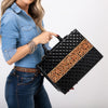 ADBGA775 American Darling Quilted Hand Tooled Genuine Leather Tote Bag