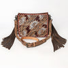 ADBG323 American Darling Hand Tooled Leather Messenger Bag
