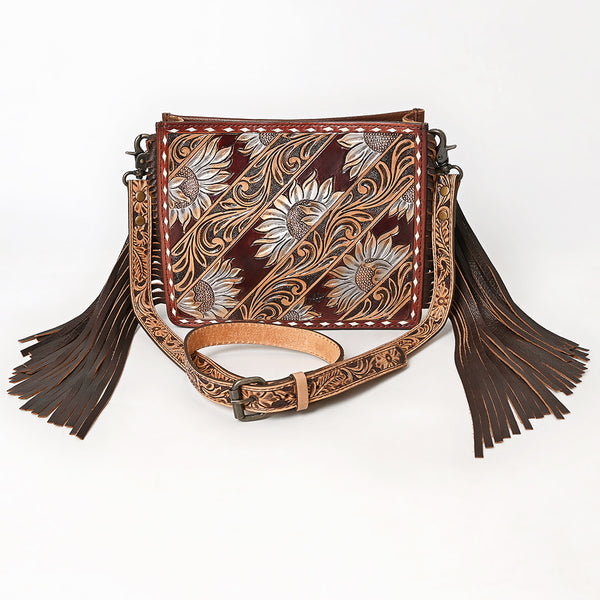 ADBG323 American Darling Hand Tooled Leather Messenger Bag