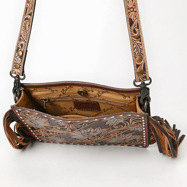 ADBG323 American Darling Hand Tooled Leather Messenger Bag
