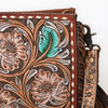 ADBG323 American Darling Hand Tooled Leather Messenger Bag