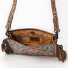 ADBG323 American Darling Hand Tooled Leather Messenger Bag