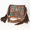 ADBG323 American Darling Hand Tooled Leather Messenger Bag