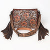 ADBG323 American Darling Hand Tooled Leather Messenger Bag