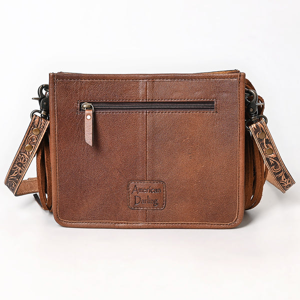ADBG323 American Darling Hand Tooled Leather Messenger Bag