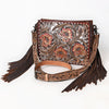 ADBG323 American Darling Hand Tooled Leather Messenger Bag