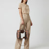ADBG1718 American Darling Hair-On Cowhide Fringe Tote Bag | Hand-Tooled Western Shoulder Bag